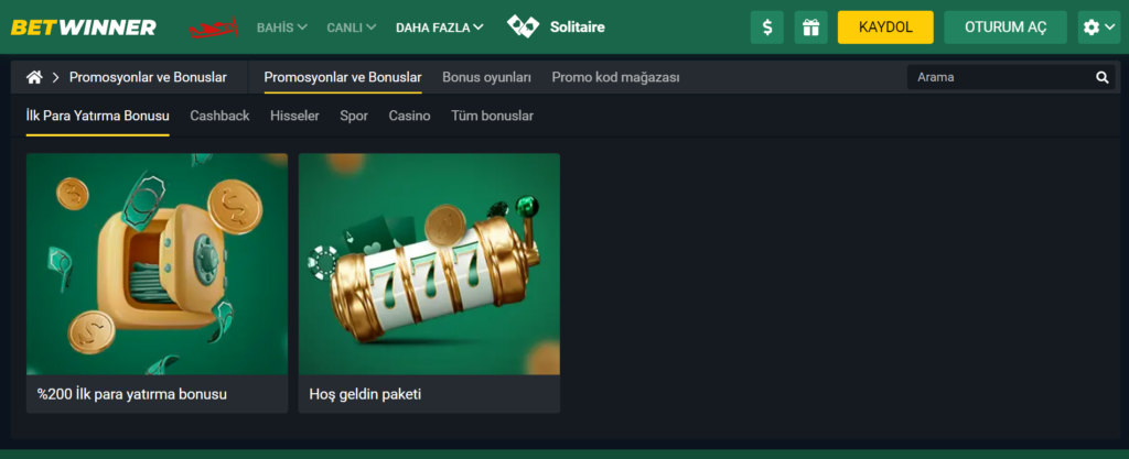 Betwinner Kayıt Bonusu 2025